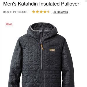 ll bean Men's Katahdin Insulated Pullover
